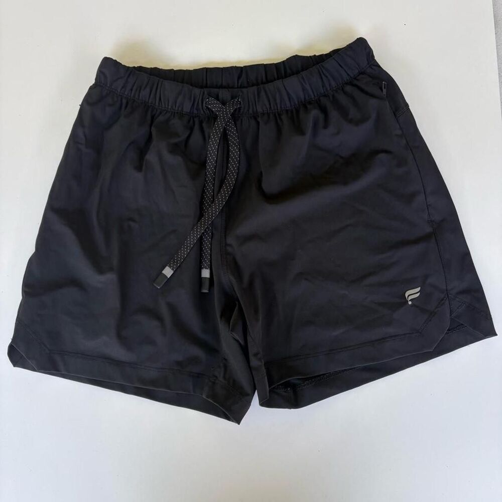 Fabletics Women's Black and Grey Shorts